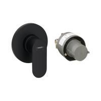 Смеситель для душа Hansgrohe Rebris S, встраиваемый, черный матовый, 72648670