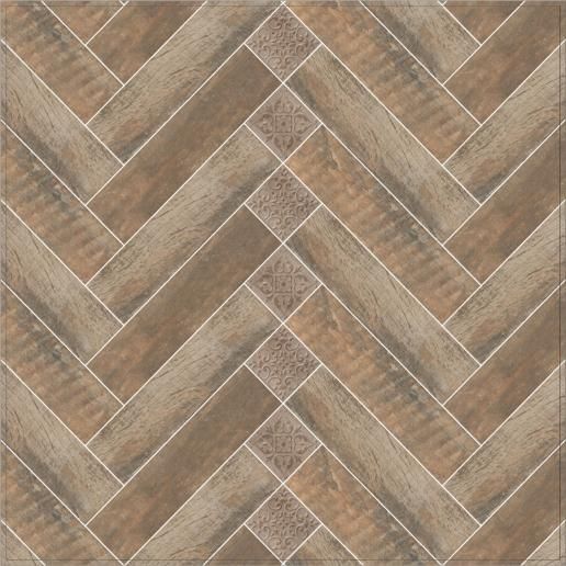 ПЛИТКА Kerama Marazzi 9,9*40,2 Браш Вуд коричневый тёмный SG401300N