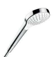 Душевая лейка Hansgrohe Croma Select S 110 Vario EcoSmart, хром/белый, 26803400