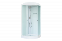 Гидромассажный бокс Royal Bath 90х90х217, белое/матовое стекло, белый профиль, RB 90HK5-WC