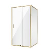 Душевая кабина Niagara Nova NG-42-9AG-A70G 90х70х195 прямоугольник, золото, двери раздвижные, стекло