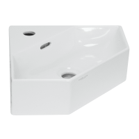 Раковина Sanita Luxe Line угловая, белая, LIN35SLWB01
