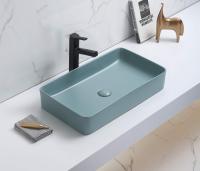 Раковина накладная CeramaLux донный клапан в комплекте, 78189MLG-6