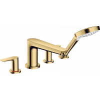 Смеситель на борт ванны Hansgrohe Talis E, полированное золото, 71748990