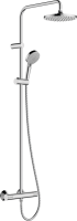 Душевая система Hansgrohe Vernis Blend Showerpipe 200 1jet EcoSmart с термостатом, хром, 26089000