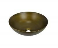 Раковина-чаша Bronze De Luxe Sphera на столешницу, бронза, 405х405х150, 6203