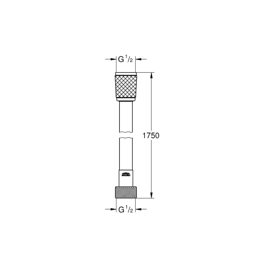 Душевой шланг Grohe Relexaflex 1750 мм хром, 28154002