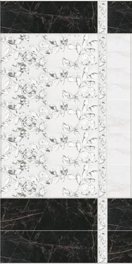 Декор Kerama Marazzi Астория 25х75 белый мозаичный MM12112