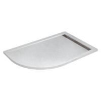 Поддон литой Cezares TRAY 120*80 правый, искусствен. мрамор, TRAY-AS-RH-120/80-30-W-R