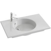 Раковина Jacob Delafon Odeon Rive Gauche, 80 см, керамика, белый, EXAW112-Z-00