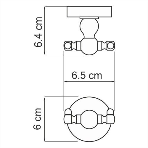 Крючок WasserKRAFT Diemel K-2200, K-2223D