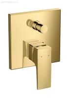 Смеситель для ванны Hansgrohe Metropol, встраиваемый, полированное золото, 32545990