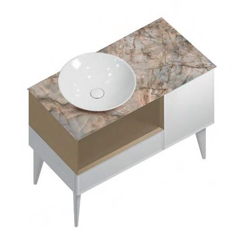 Спец. изделие декоративное Kerama Marazzi Cono/Коно ониче бежевый (задняя стенка), COb.VT279\56