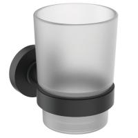 Стакан с держателем Ideal Standard IOM, матовое стекло, с крепежом, A9120XG