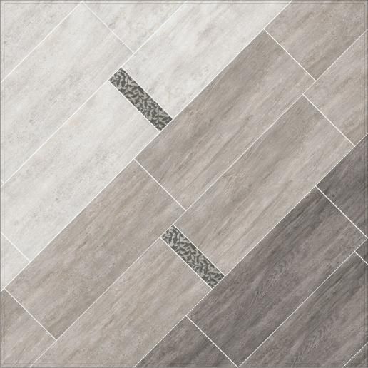 Керамогранит Kerama Marazzi Акация 20,1х50,2 серый тёмный SG413100N