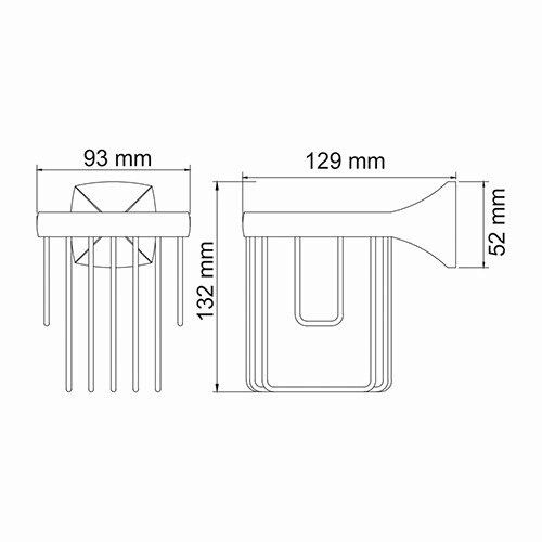 Держатель освежителя WasserKRAFT Wern K-2500, K-2545
