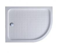 Поддон акриловый Cezares ассиметричный радиальный, R-550 1000x800x150, TRAY-A-RH-100/80-550-15-W-L
