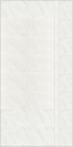 Плитка настенная Kerama Marazzi Борсари 25х75 белый структура 12102R