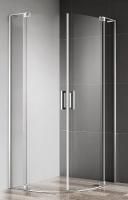 Душевая кабина Cezares Slider  80(90)*80(90)*195 см, прозрачное стекло, хромированный профиль, SLIDE