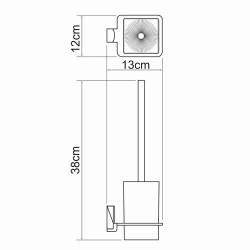 Щетка для унитаза WasserKRAFT Leine K-5000, K-5027