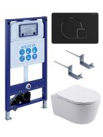 Инсталляция с подвесным унитазом Set Aquatek ЕВРОПА New-069 4в1