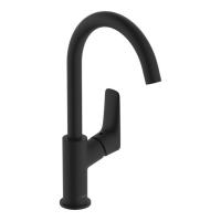 Смеситель для раковины Hansgrohe Logis 210, однорычажный, поворотный излив 120°, с донным клапаном,