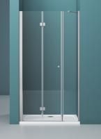 Душевая дверь BelBagno 1600x1950, прозрачное стекло, хромированный профиль, ALBANO-BS-13-60+100-C-Cr
