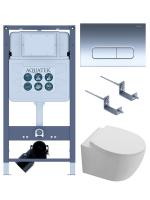 Инсталляция с подвесным унитазом Set Aquatek СИРИУС PNS-07