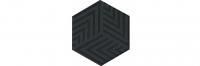 Керамогранит декор Kerama Marazzi Агуста черный 6x5,2, OS\B241\63001