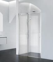 Душевая дверь BelBagno 1200x1950, прозрачное стекло, хромированный профиль, ACQUA-BF-1-120-C-Cr