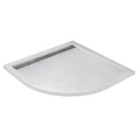 Поддон литой Cezares из искусственного мрамора, радиальный 900x900x30, TRAY-AS-R-90-30-W