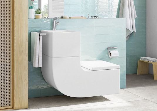 Раковина + унитаз Roca W+W, 7.8930.2.000.1