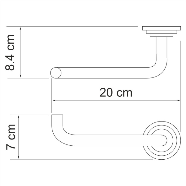 Держатель туалетной бумаги WasserKRAFT Ammer K-7000, K-7096