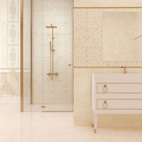 Керамическая плитка настенная Eurotile Ceramica Римини светло-бежевая 30*60