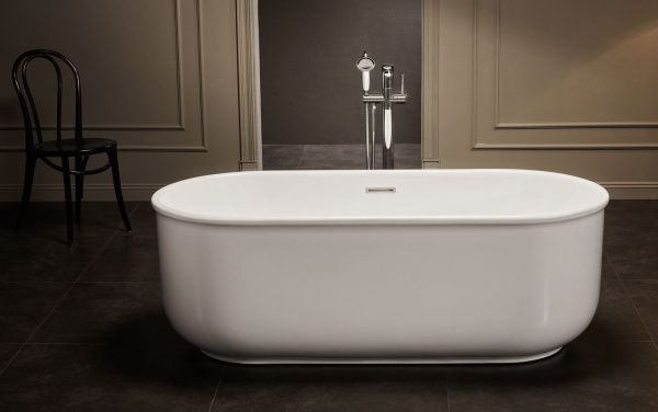 Ванна акриловая BelBagno 170*80 см, белая, BB401-1700-800