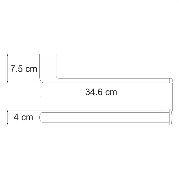 Держатель полотенец WasserKRAFT Berkel K-6800, K-6851