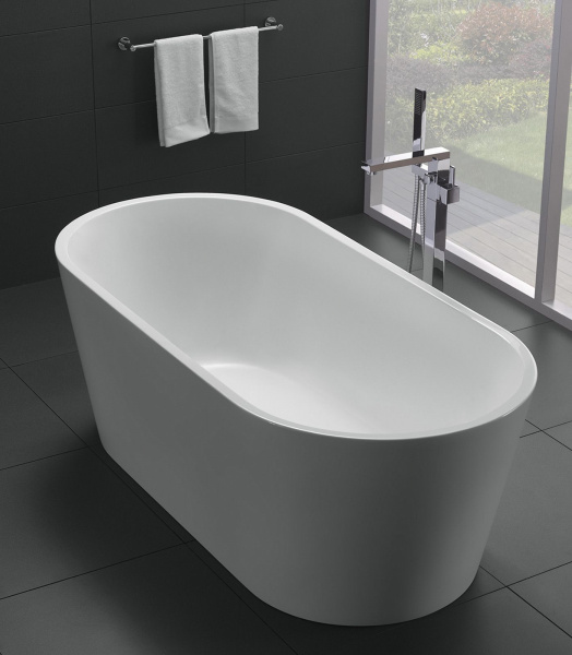Ванна акриловая BelBagno 150*75 см, белая, без перелива, BB71-1500-W0