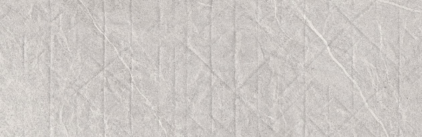 Керамическая плитка настенная Meissen Keramik Grey Blanket мятая бумага серый рельеф 29x89 GBT-WTA09