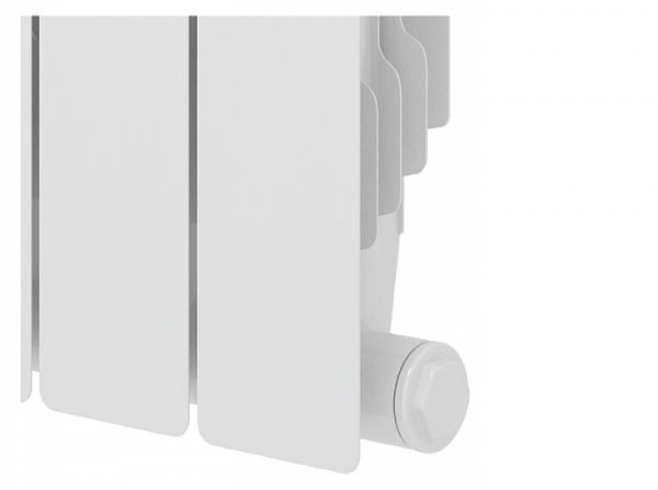 Радиатор биметаллический Royal Thermo Revolution Bimetall 500 2.0 – 12 секций, белый, RTRB250012