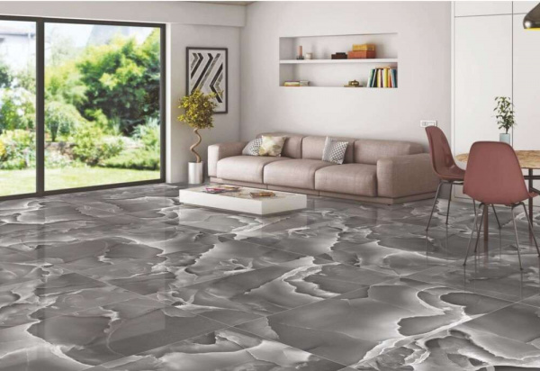 Керамогранит Maimoon Ceramica ETERNAL BLACK 60*120, черный