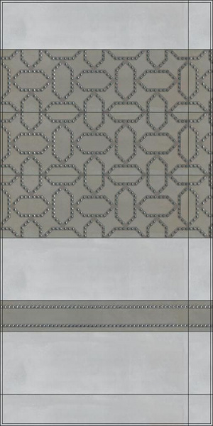 Плитка керамическая настенная Kerama Marazzi Раваль серый светлый структура 30x89,5, 13067R