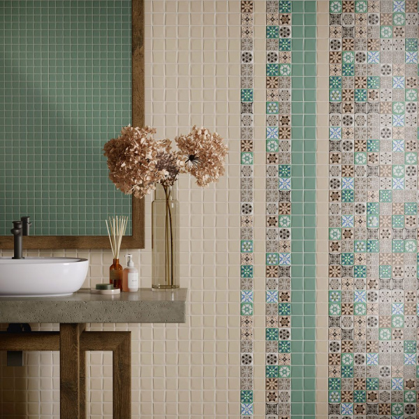 Вставка Kerama Marazzi Анвер 11 4,85x4,85 коричневый, OS\C177\21052