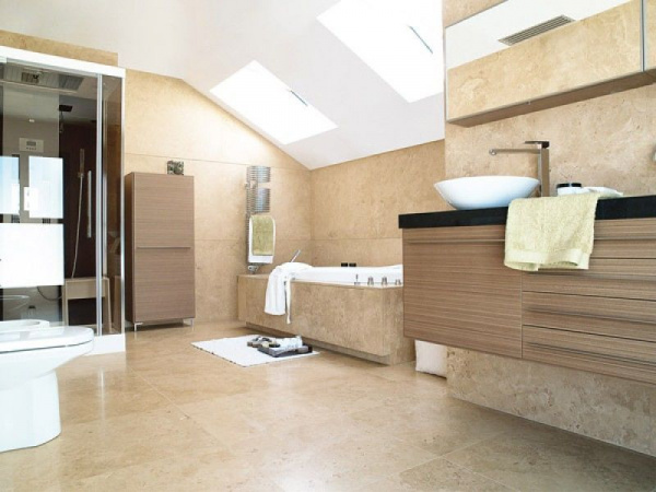 Керамогранит Grasaro Travertino Polish Light Grey/Светло-серый G-410 60x60 G-410/PR/60x60