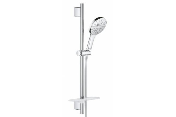 Душевой гарнитур Grohe Rainshower SmartActive 130, с полочкой, хром, 26575000