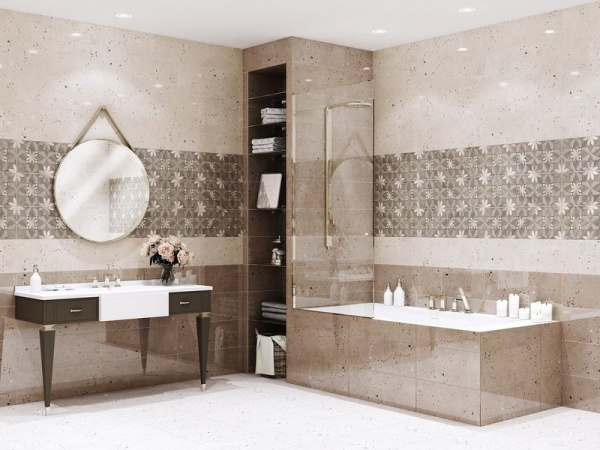 Декор Eletto Ceramica TERRAZZO MARFIL CRYSTAL 25,1*70,9 1с, 587562001