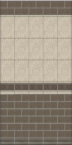 Декор Kerama Marazzi Эль-Реаль 20x9,9, AD\A490\19052