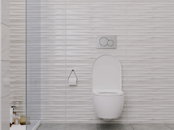Настенная вставка Meissen Keramik Elegance белый 25x75 EG2U052