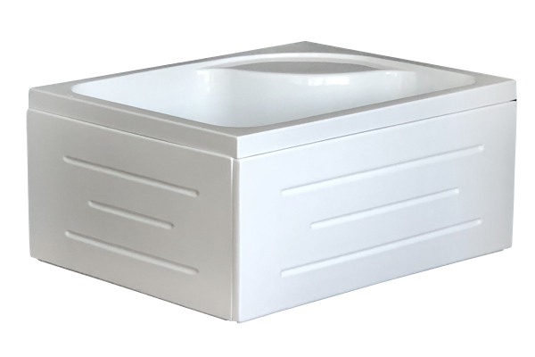 Душевая кабина Royal Bath 120х80х200, прозрачное стекло, белый профиль,  правый, RB 8120ВP-T-R