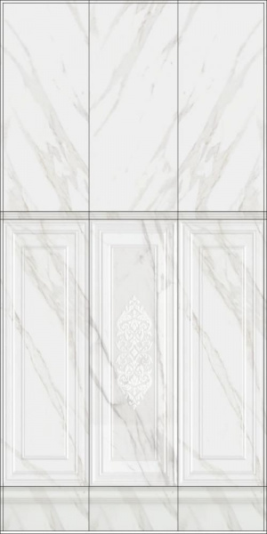 Плитка керамическая настенная Kerama Marazzi Прадо белый панель 40x120, 14002R