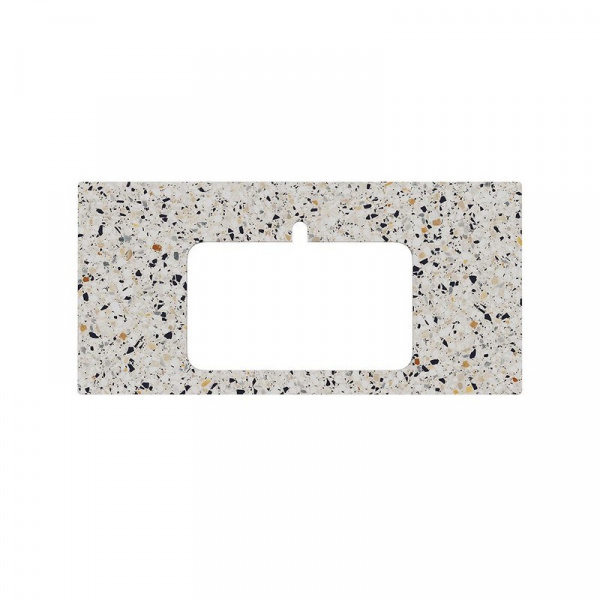 Столешница Kerama Marazzi Бричиола 100 см, белый натуральный, KM6012G0471RP100Ir2